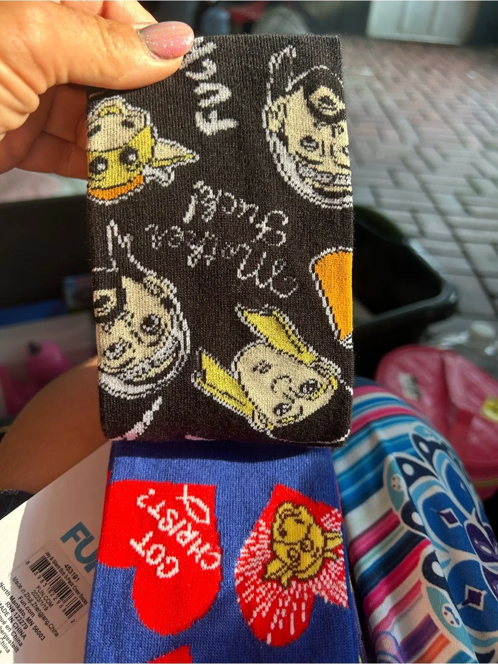 Graphic Men's Socks -